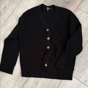 Womens Joe’s black Cardigan Sweater new size large